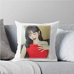 Wonyoung Red Dress Pillow