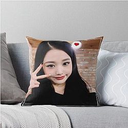 IVE Wonyoung Smile Throw Pillow
