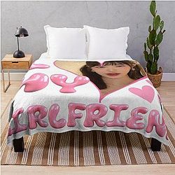 IVE Wonyoung I Love My Girlfriend Kpop Blanket