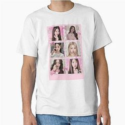 KPOP IVE Wonyoung Coquette Pink Classic T-Shirt