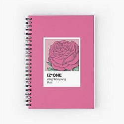 Les Filles de Fleurs Spiral Notebook