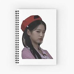 IVE Wonyoung meme photo sticker Spiral Notebook