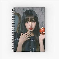Wonder typing out this clean title... NOWJustin IVE AESTHETIC  Spiral Notebook