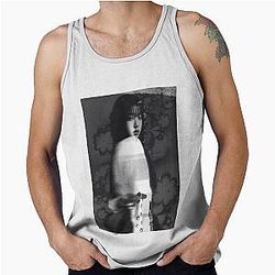 WONYOUNG IVE b&w flower tank