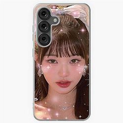 Kpop IVE Wonyoung Coquette Pink Bows Samsung Galaxy Case