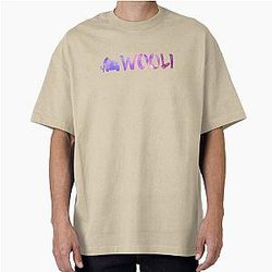 Wooli Purple Galaxy Oversized T Shirt