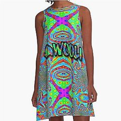 Wooli Merch Edm Festival Shirt Gift Rave Fashion A Line Dress