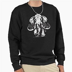 EDM Wool Oversized Pullover Sweatshirt