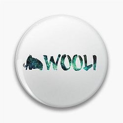 Wooli Green Galaxy Pin