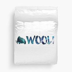 Wooli Blue Duvet Cover