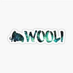 Wooli Green Galaxy Sticker