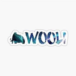 Wooli Blue Nebula Sticker