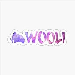Wooli Purple Galaxy Sticker