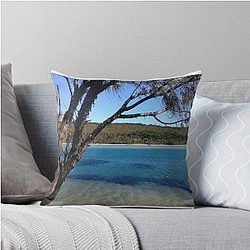Wooli Bliss - Wooli River, Queensland, Australia Throw Pillow