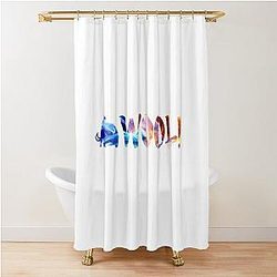 Wooli Flame Shower Curtain