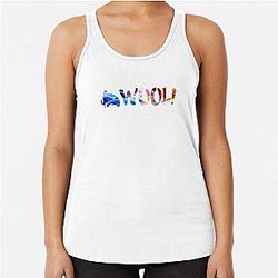 Wooli Flames Racer Back Tank Top