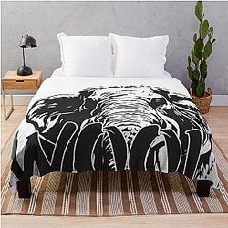 EDM Wooli Throw Blanket