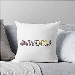 Wooli Trippy Psychedelic Throw Pillow