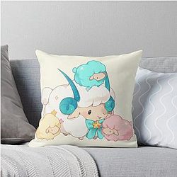 Wooli and Friend Throw Pillow