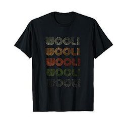 Love Heart Wooli Grunge Vintage Style Black Tee T-Shirt