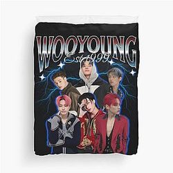 Wooyoung 90s Duvet Cover