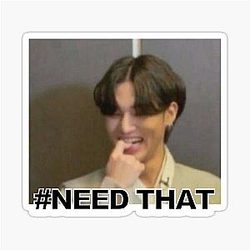 Wooyoung need that Sticker