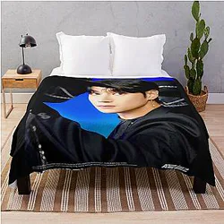 Wooyoung Ateez Throw Blanket