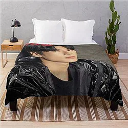 Ateez Wooyoung Throw Blanket