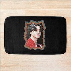 Jung Wooyoung ATEEZ Wooyoung Korean Kpop Color Oil Paint Design Bath Mat