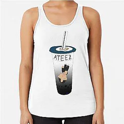Ateez Wooyoung Boba Tank Top