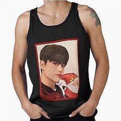 Ateez Christmas Selfie Wooyoung Tank Top