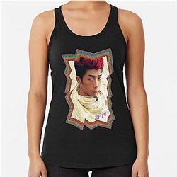 Jang Wooyoung 2PM Korean Kpop Retro Color Oil Paint Design Tank Top