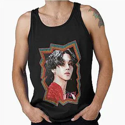 Jung Wooyoung ATEEZ Wooyoung Korean Kpop Retro Oil Paint Tank Top