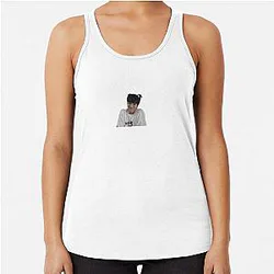 Ateez Wooyoung Kpop Sticker Racerback Tank