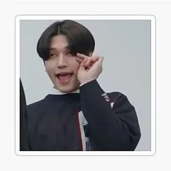 Kpop ATEEZ Wooyoung Aegyo Kpop Funny Sticker