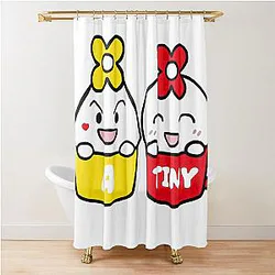 ATEEZ Wooyoung Tutumon Shower Curtain