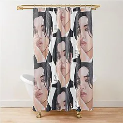 Ateez Wooyoung Shower Curtain