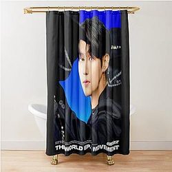 Wooyoung Ateez Shower Curtain