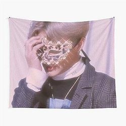 ATEEZ WOOYOUNG 90s AESTHETIC Tapestry