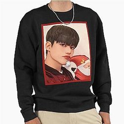 Ateez Christmas Wooyoung Pullover Sweatshirt