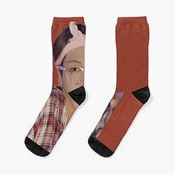 Wooyoung Sipping Tea Socks