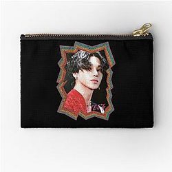 Jung Wooyoung ATEEZ Korean Kpop Retro Color Oil Paint Design Zipper Pouch
