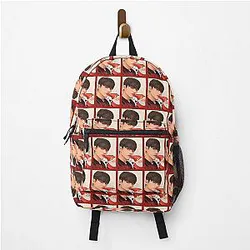 Ateez Christmas Selfie Wooyoung Backpack
