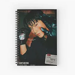 ATEEZ, atiny, Hongjoong, Yeosang, Wooyoung, Seonghwa, Yunho, Jongho, Mingi, Kpop, Spiral Notebook