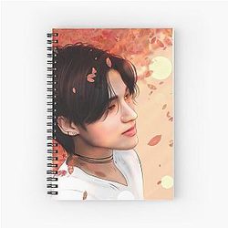 Light of Life Jung Wooyoung of Ateez Fanart Spiral Notebook