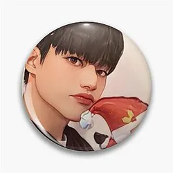Ateez Christmas Wooyoung Pin