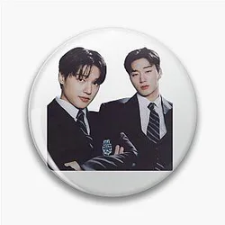 Ateez, San Wooyoung, Suits, A Tiny Membership Sticker Pin