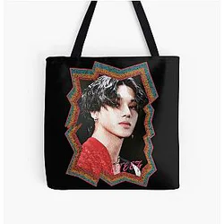 Jung Wooyoung ATEEZ Wooyoung Korean K-pop Retro Color Oil Paint Bag