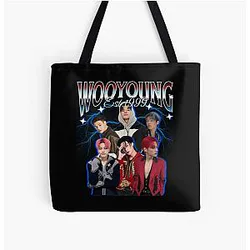 Wooyoung 90s All Print Tote Bag