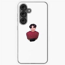 Ateez Wooyoung Red Hoodie Big Head of Samsung Galaxy Soft Case